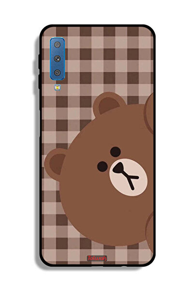 Tolwak غطاء حماية بتصميم دب تيدي من سامسونج جالكسي A7 (2018)