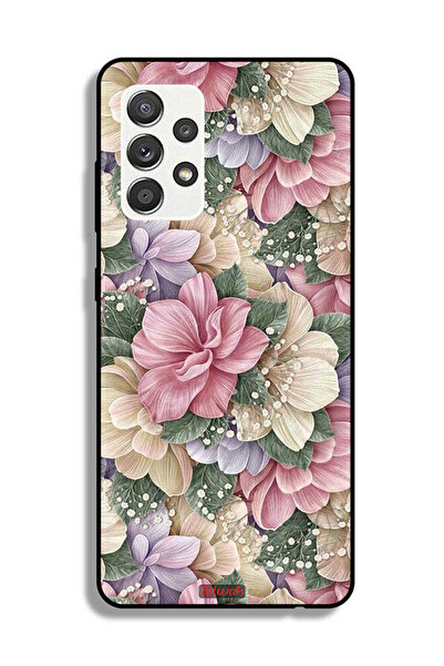 Tolwak Samsung Galaxy M32 5G Protective Case Cover Hd Floral