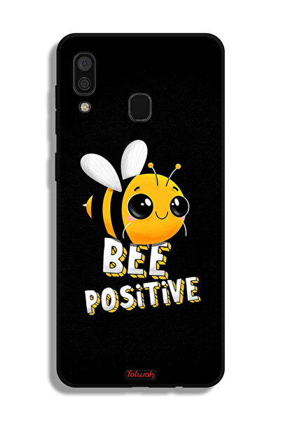 Tolwak Samsung Galaxy A30 Protective Case Cover Bee Positive