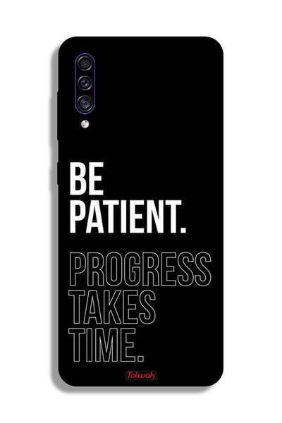 Tolwak غطاء حماية لهاتف Samsung Galaxy A50s - كن صبورًا، فالتقدم يستغرق وقتًا