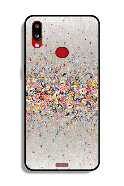Tolwak غطاء حماية لهاتف Samsung Galaxy A10s بتصميم زهور صغيرة وفن تجريدي