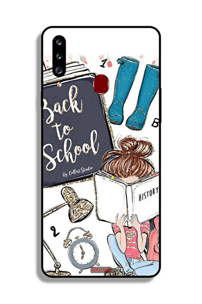 Tolwak غطاء واقي لغطاء حماية سامسونج جالاكسي A20s غطاء حماية العودة إلى المدر...