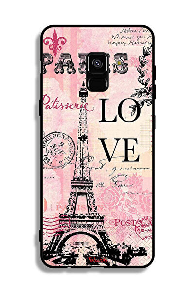 Tolwak غطاء حماية لهاتف Samsung Galaxy A8 Plus (2018) باريس لوف
