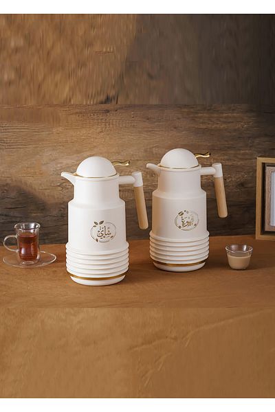 DVINA 2-piece thermos set for tea and coffee, 1 liter capacity, multiple colors