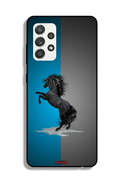 Tolwak Samsung Galaxy M32 5G Protective Case Cover Horse Art
