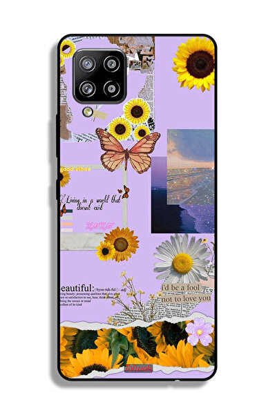 Tolwak غطاء حماية لهاتف سامسونج جالاكسي A42 5G بملصقات عباد الشمس الجميلة