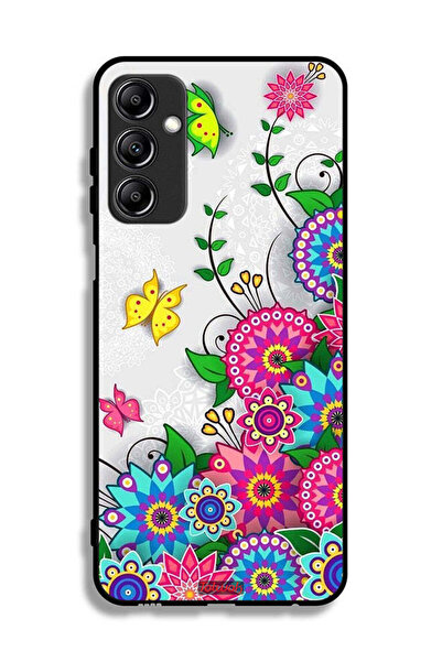 Tolwak غطاء حماية لهاتف سامسونج جالاكسي A24 4G بنقشة زهور ماندالا