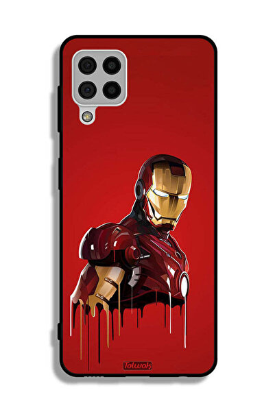 Tolwak غطاء حماية لهاتف سامسونج جالاكسي A22 4G برسومات الرجل الحديدي