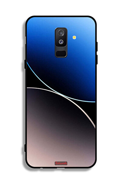 Tolwak غطاء حماية لهاتف Samsung Galaxy A6 Plus (2018) بنمط خطوط منحنية
