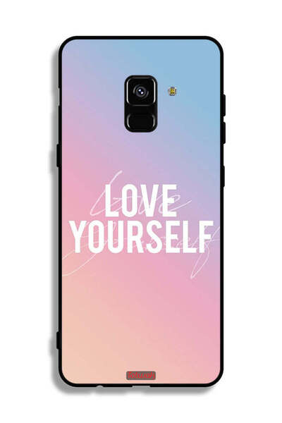 Tolwak غطاء حماية لهاتف Samsung Galaxy A8 Plus (2018) - Love Yourself