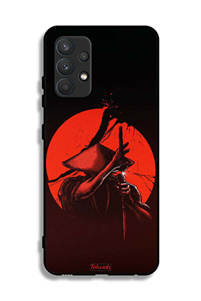 Tolwak غطاء حماية لهاتف سامسونج جالاكسي A32 4G بتصميم محارب السيف