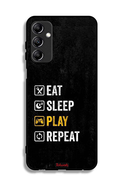 Tolwak غطاء حماية لهاتف Samsung Galaxy A24 4G، تناول الطعام، النوم، اللعب، ال...