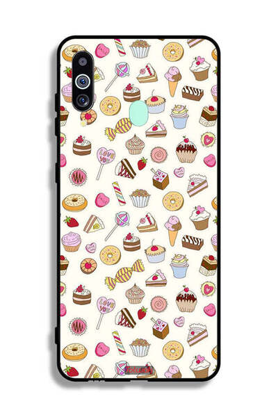 Tolwak غطاء حماية لهاتف سامسونج جالكسي M40 بنمط العناصر المفضلة