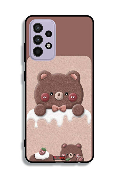 Tolwak غطاء حماية لهاتف سامسونج جالاكسي A52s 5G - دب الفراولة