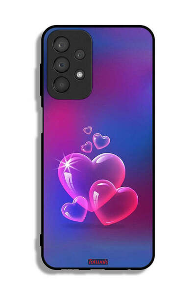 Tolwak غطاء حماية لهاتف سامسونج جالكسي A23 بنقشة قلوب الماء