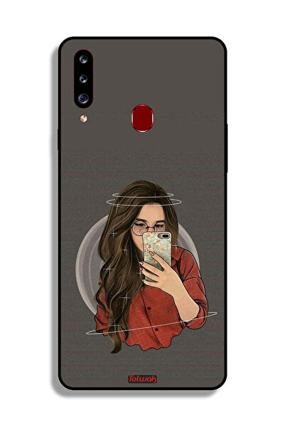 Tolwak غطاء حماية لهاتف سامسونج جالكسي A20s لالتقاط صورة سيلفي