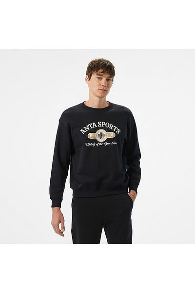 Anta Iconic Men's Black Sweatshirt