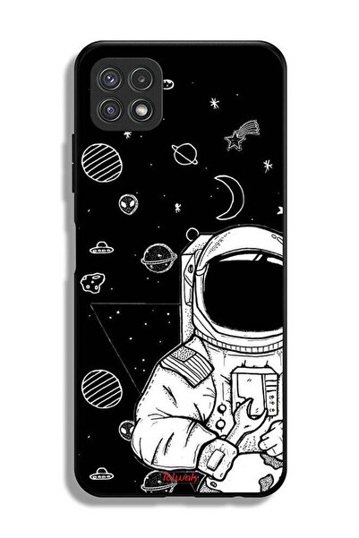 Tolwak Samsung Galaxy A22 5G Protective Case Cover Astronaut Art