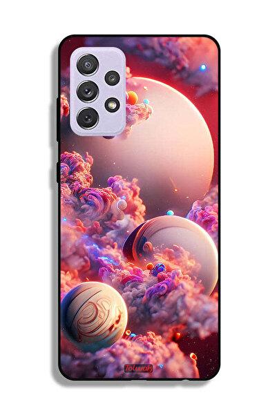 Tolwak Samsung Galaxy A72 5G Protective Case Cover Clouds Abstract Art