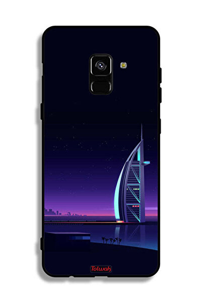 Tolwak غطاء حماية لهاتف سامسونج جالاكسي A8 بلس (2018) - فن برج العرب الرقمي