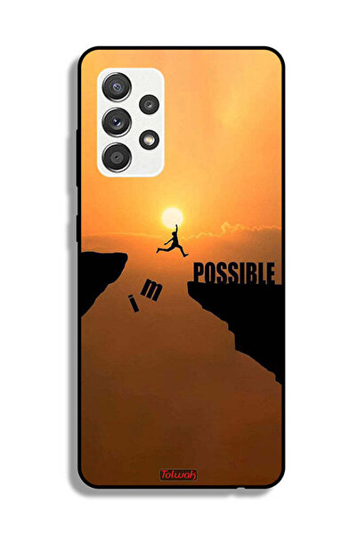 Tolwak غطاء حماية لهاتف سامسونج جالاكسي A32 5G مطبوع عليه عبارة "أنا ممكن"