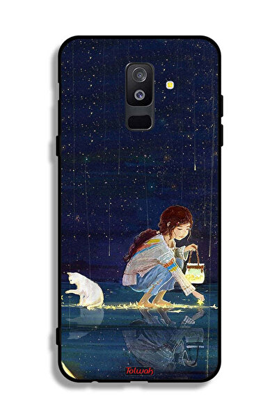 Tolwak غطاء حماية لهاتف Samsung Galaxy A6 Plus (2018) - فن جمع النجوم