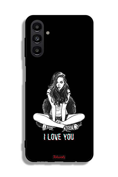 Tolwak غطاء حماية لهاتف سامسونج جالكسي A04s بتصميم "أحبك"