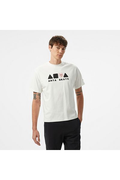 Anta Skate Culture Ss Men's White T-Shirt