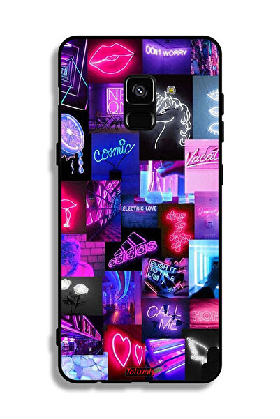 Tolwak غطاء حماية لهاتف Samsung Galaxy A8 Plus (2018) - رسوم متحركة