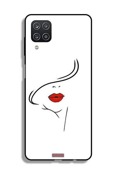 Tolwak غطاء حماية لهاتف Samsung Galaxy A12 بتصميم وجه فتاة