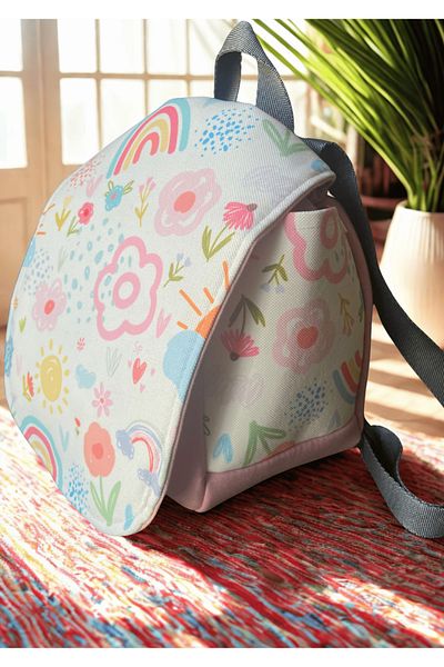 m montefair Nursery Kindergarten 101 Children's Backpack 25X22X15 with Pen Holder Gift