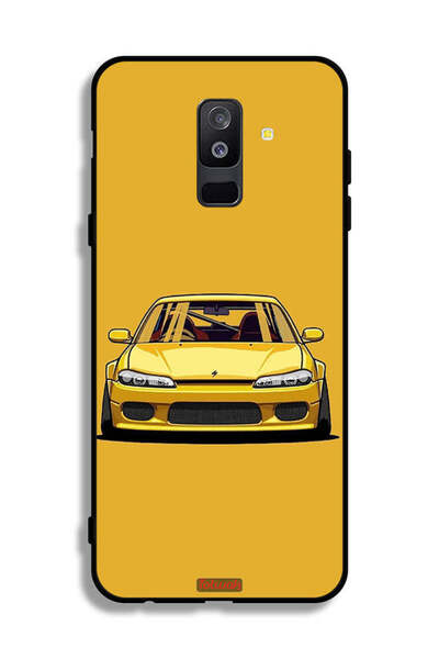Tolwak Samsung Galaxy A6 Plus (2018) Protective Case Cover Car Art