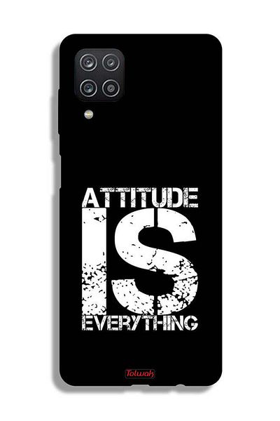 Tolwak غطاء حماية لهاتف Samsung Galaxy A12 - Attitude Is Everything