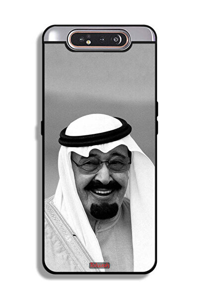 Tolwak غطاء حماية لهاتف سامسونج جالكسي A80 صورة الملك عبد الله مبتسمًا