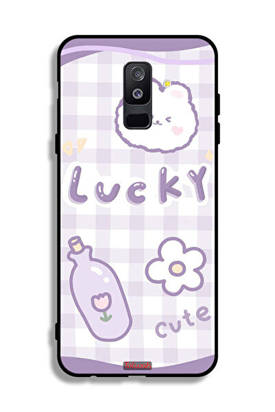 Tolwak غطاء حماية سامسونج جالكسي A6 بلس (2018) غطاء حماية لاكي كيوت