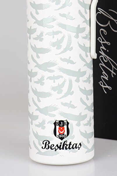 Beşiktaş DEKOMUS İLE LİSANSLI BEŞİKTAŞ 650 ML BARDAKLI ÇELİK TERMOS "ÖZEL KUTULU COMFORT KALEM HEDİYELİ"