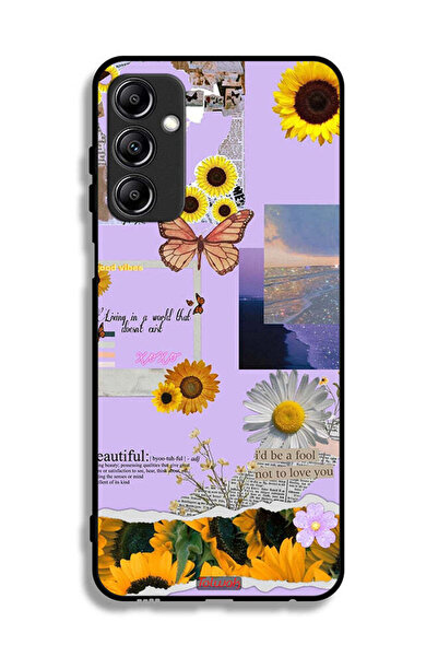 Tolwak غطاء حماية لهاتف سامسونج جالكسي A14 5G بملصقات عباد الشمس الجميلة