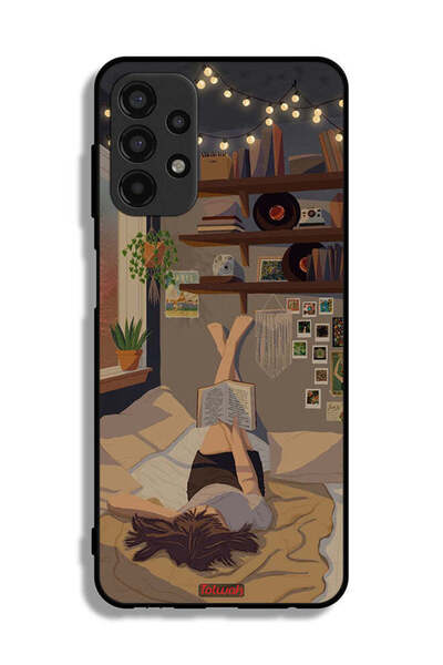 Tolwak Samsung Galaxy A13 4G Protective Case Cover Studying Art
