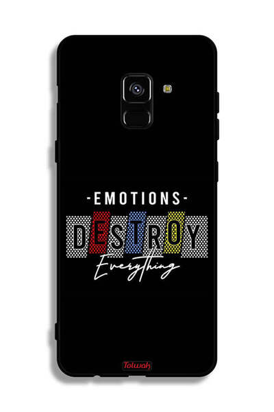 Tolwak غطاء حماية لهاتف Samsung Galaxy A8 Plus (2018) - عواطف تدمر كل شيء