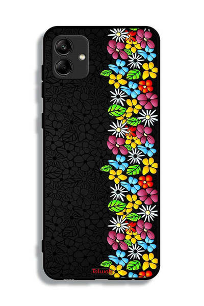 Tolwak غطاء حماية لهاتف سامسونج جالاكسي M04 - فلاورز لاين