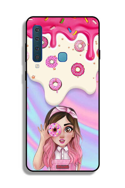 Tolwak غطاء حماية لهاتف Samsung Galaxy A9 (2018) يحمل صورة دونات