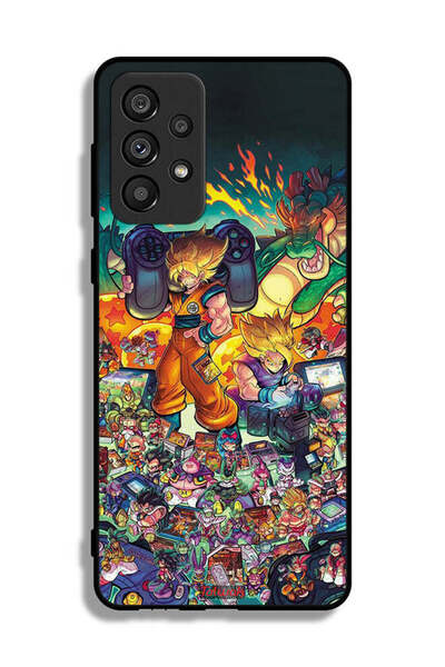 Tolwak Samsung Galaxy A73 5G Protective Case Cover Gamer Art Doodles