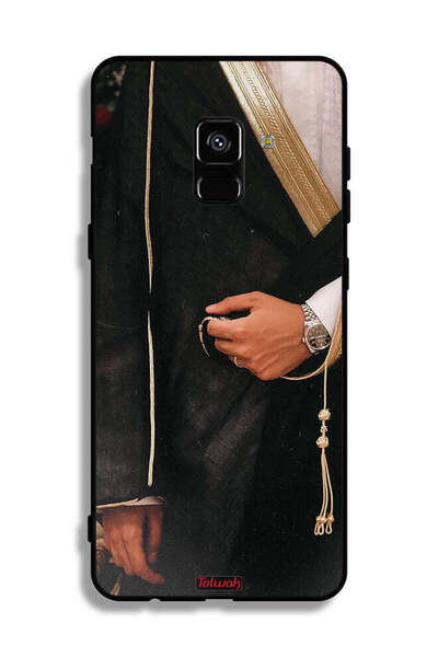 Tolwak غطاء حماية لهاتف سامسونج جالكسي A8 بلس (2018) - تصميم عربي