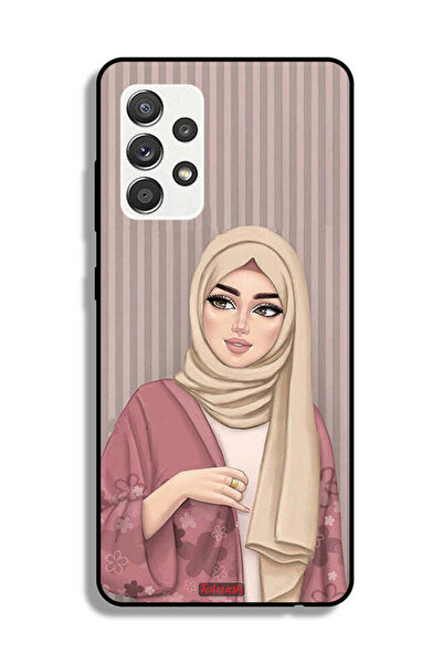Tolwak Samsung Galaxy M32 5G Protective Case Cover Hijab Girl Art