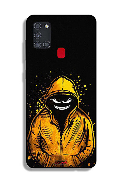 Tolwak غطاء حماية لهاتف سامسونج جالكسي A21s برسومات مارشميلو بوي