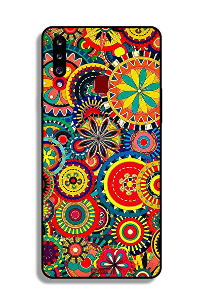 Tolwak غطاء حماية لهاتف سامسونج جالكسي A20s بنمط ماندالا ملون