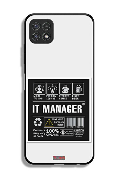 Tolwak غطاء حماية لهاتف Samsung Galaxy A22 5G - ملصق مدير تكنولوجيا المعلومات