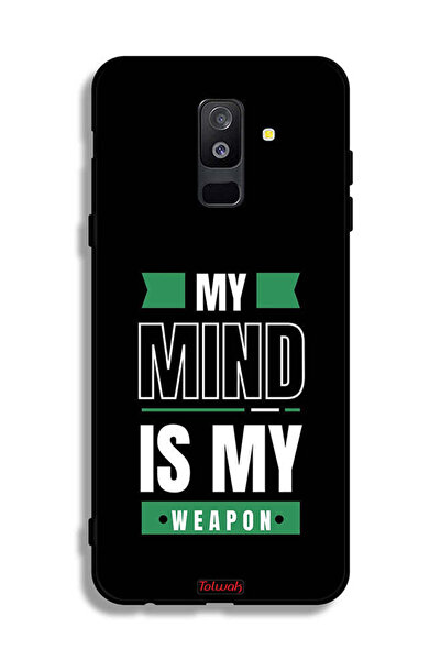 Tolwak Samsung Galaxy A6 Plus (2018) Protective Case Cover My Mind Is My
