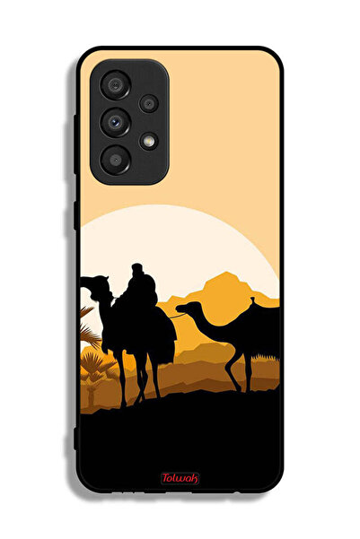 Tolwak غطاء حماية لهاتف سامسونج جالاكسي A33 5G برسومات جمال في الصحراء