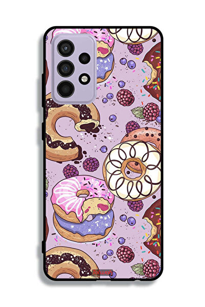 Tolwak غطاء حماية لهاتف سامسونج جالاكسي A52s 5G برسومات دوناتس آرت